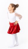 Skirt velvet red