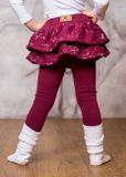 Skirtleggings 2V SNOW insulated burgundy