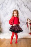 Skirt GLITTER red