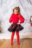 Skirt GLITTER red