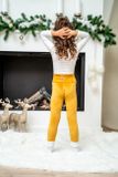 Leggings VELVET mustard