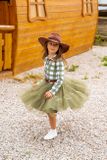 Dress CAVALLO checkered olive