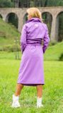 Trenchcoat ladies&#039; lila amethyst