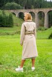 Trenchcoat ladies&#039; nude