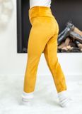 Leggings VELVET mustard