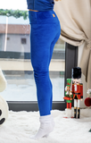 Leggings VELVET royal blue ladies'