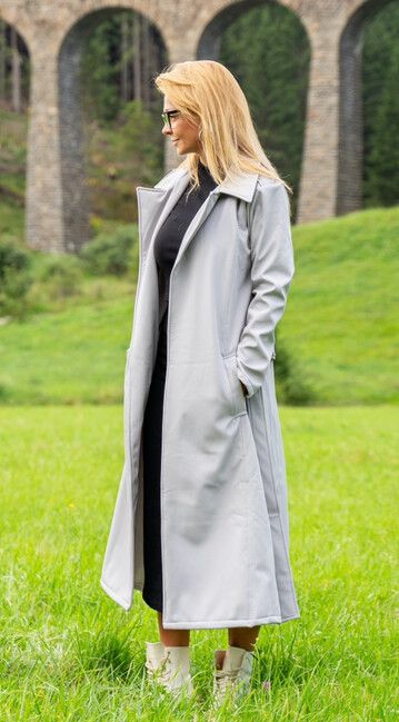 Trenchcoat ladies' grey